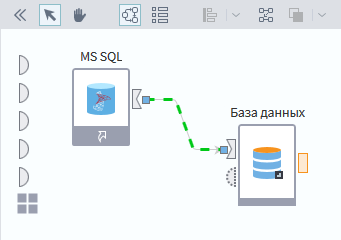 Использование узла подключения.